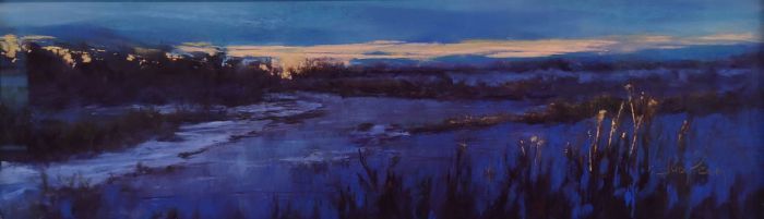 Judy Perry, "A New Beginning", pastel, 12 x 24, $975