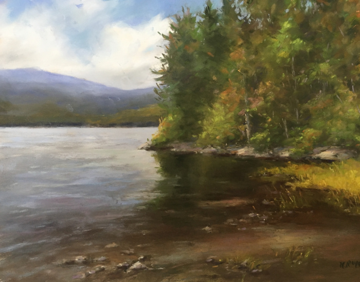 Maryanne Rupp, "The Quiet Cove", pastel, 9x12, $650