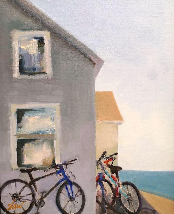 Susan Shaw, "Getting There", oil, 10 x 8, $675
