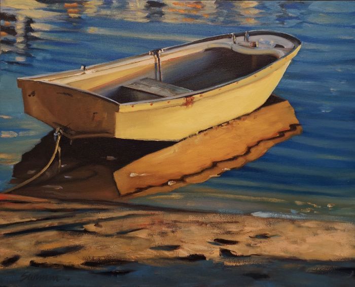 Tom Swimm, "Golden Reflections", oil, 16 x 20, $2,000