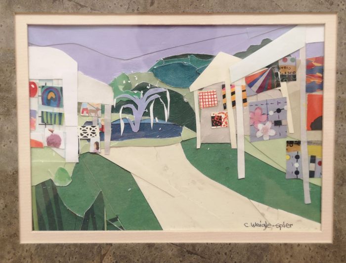 Candice Weigle-Spier, "Art Festival", collage, 5 x 7, $450