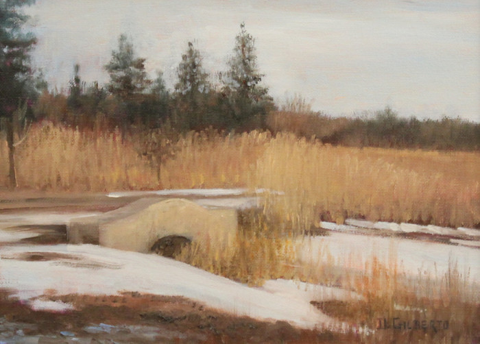 Gilberto-Donna-Winter-Duck-River-Cemetery-oil-750-9x12