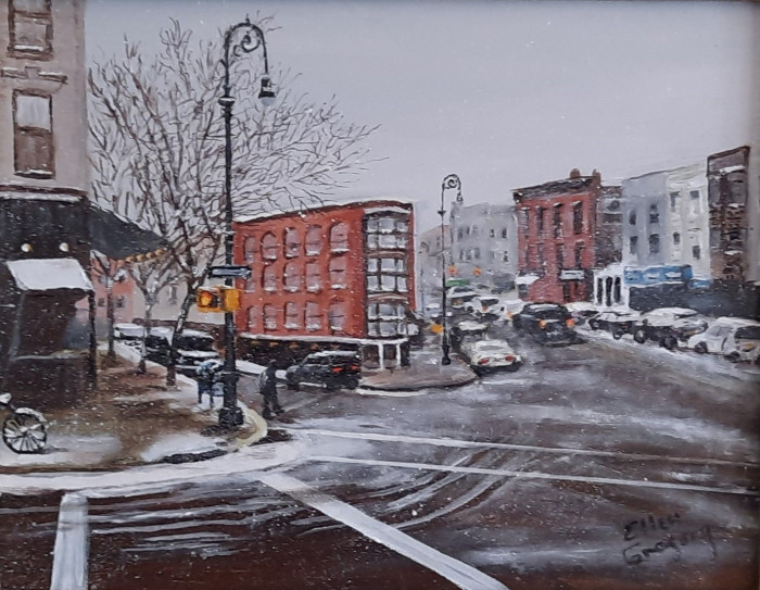 Gregory_Ellen_DowntownSnow_oil_11x14_575