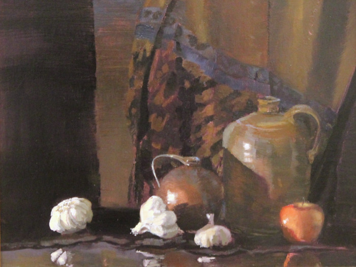 Holmes-Jennifer-Still-Life-with-Garlic-oil-1450-11x14