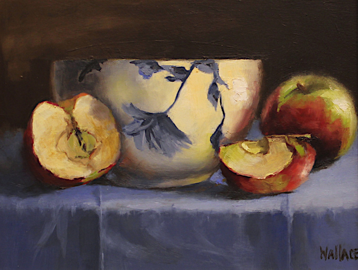 Wallace-Joan-Still-Life-with-Apple-oil