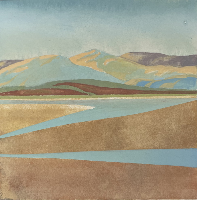 Earl Grenville Killeen, "As it Were", watercolor, $800, 7 1/2 x 7 1/2
