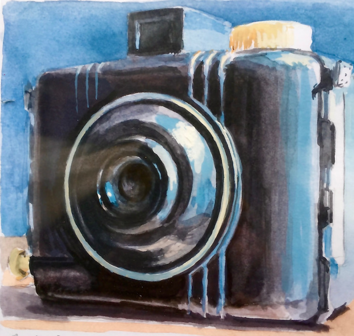 Peery_MichaelJ_BabyBrownie_gouache_6x6_1100