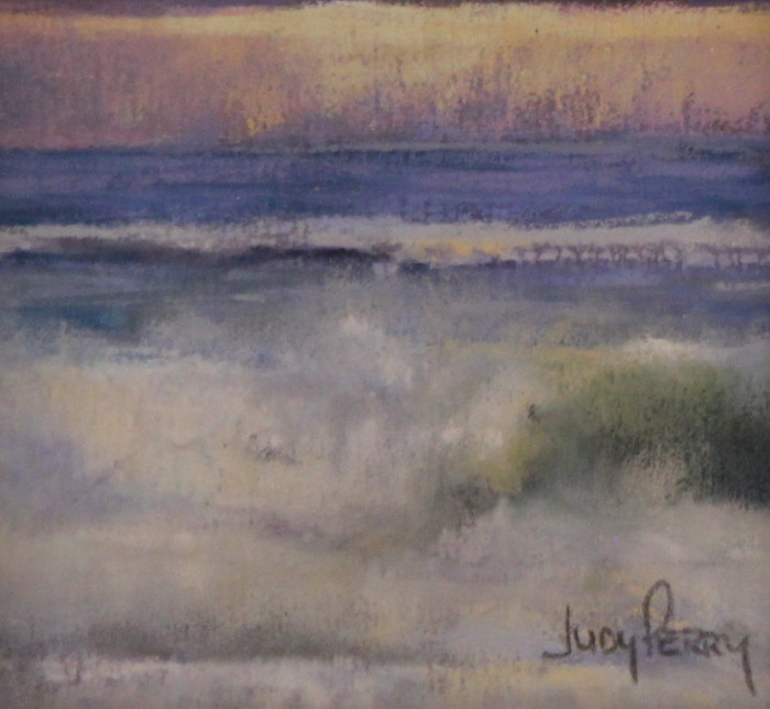 Perry-Judy-Sunset-Waves-I-pastel-375-8x8