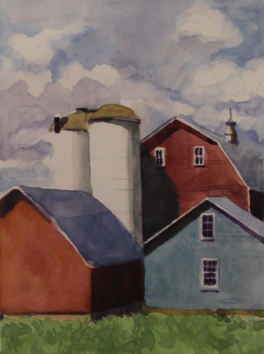 Potter-Jeanne-Carole-Red-Barn-with-two-Silos-wc-650-7.5x9.5