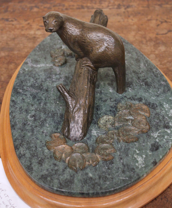 Van-Winkle-Susan-Still-Waters-River-Otter-bronze-1800