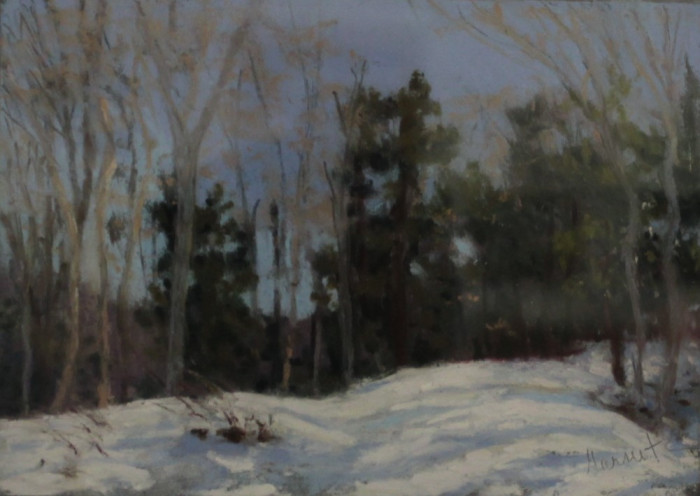 Garnet Wrigley, "February Afternoon", Soft Pastel, $250