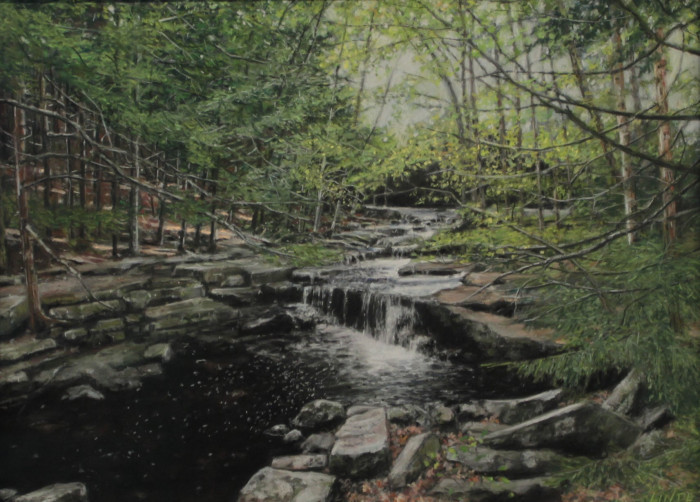 Stephen Linde, "Peacful Meditation", Pastel, $1,200