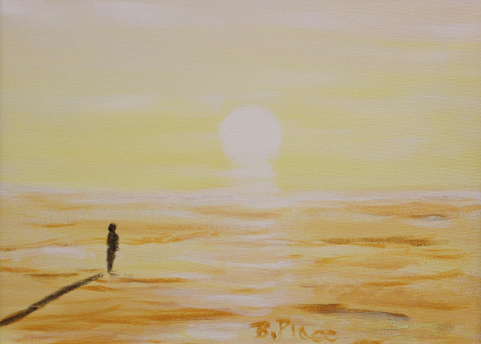 Barbara Place, "Sunrise", Acrylic, $500
