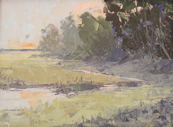 Howard Park, "Barn Island", Oil, $300