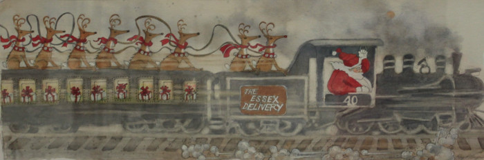 Kay R. Brigante, "The Essex Delivery", Watercolor, $1,200