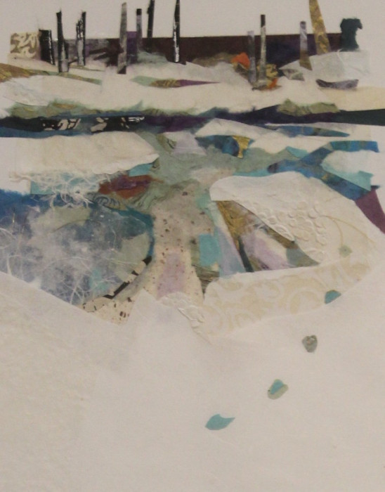 Lisa Tellier, "A Way Across", Collage, $495