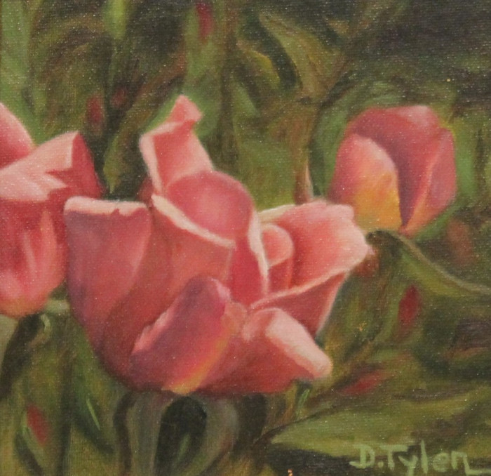 Dawn Tyler, "Roses ", Oil, $150