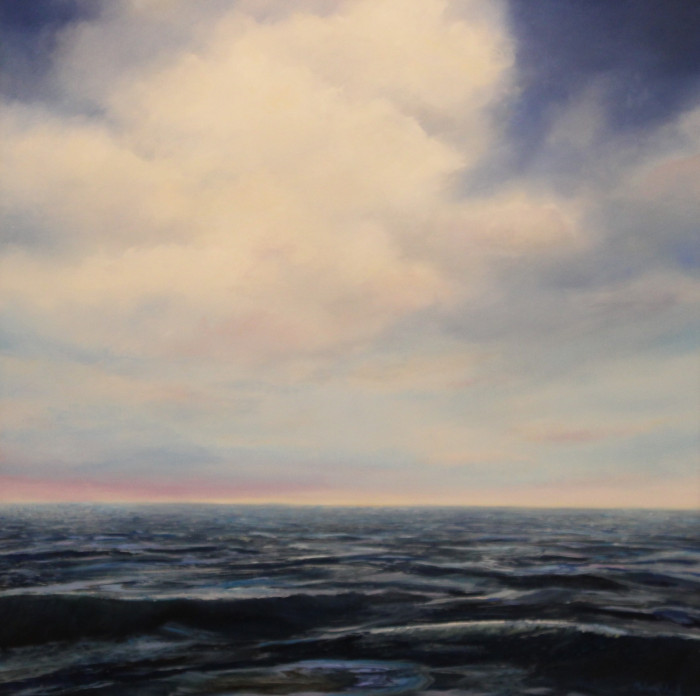 Melanie  Ward, "Morning Waves", Oil, $2,200