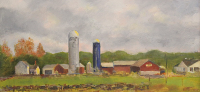 Maura Cochran, "Tiffany Farm", Oil, $900