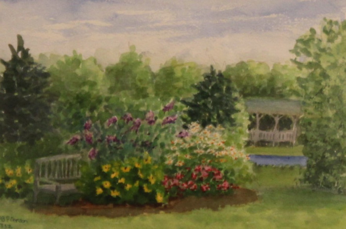 Anne B. Pierson, "Bauer Vista", Watercolor, $350