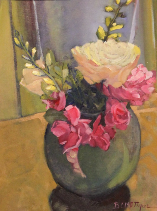Bernie McTigue, "Looking Back at You", Oil, $700
