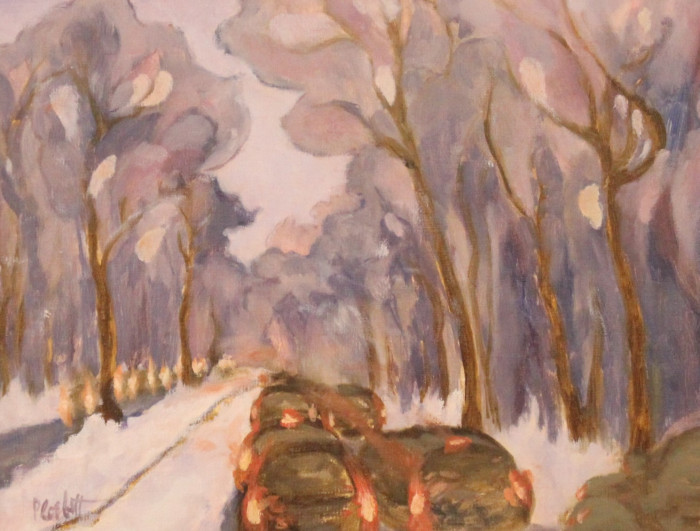 Patricia Corbett, "Snow Jamboree", Oil, $2,500