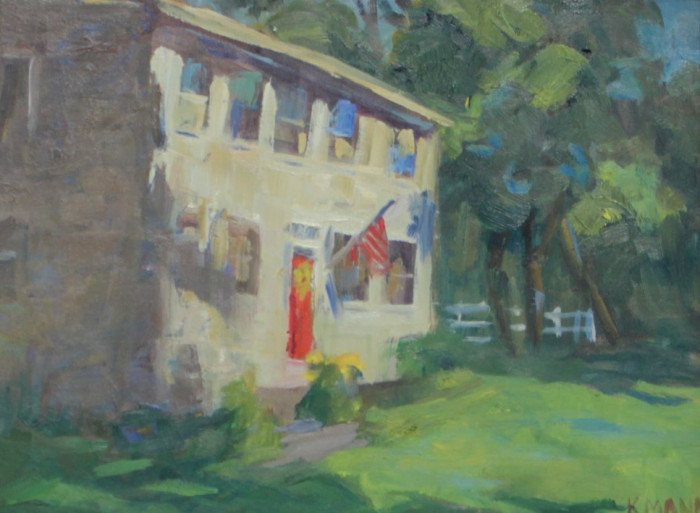 Katherine Mann, "The Independence Day", Oil, $550