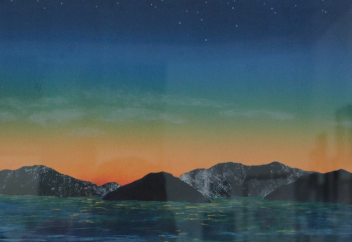 Kathleen DeMeo, "Inlet Nightfall", Mixed Media, $700