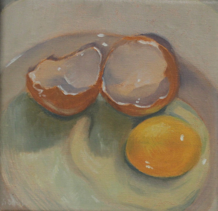 Kimberley Scoble, "Cracked", Oil, $250