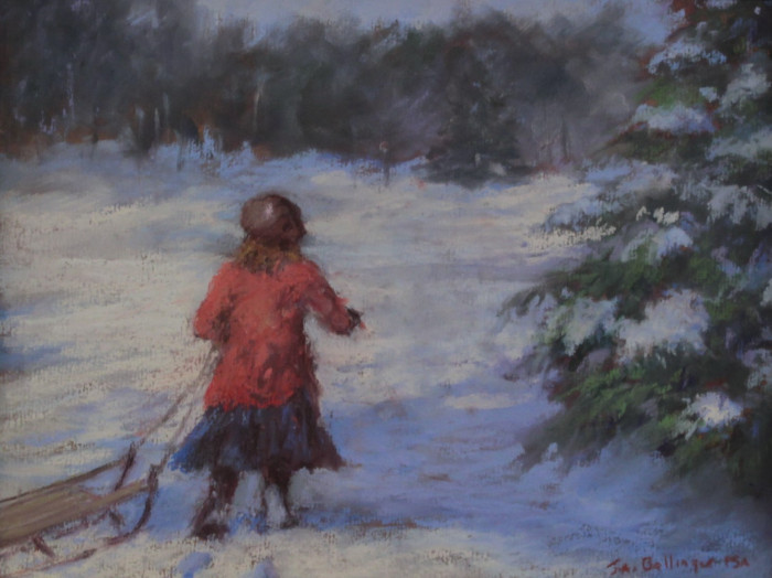 Joann A. Ballinger, "Winter Joy", Pastel, $1,300