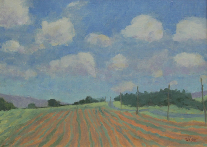 Jane Zisk, "Summerfield, CT", Oil, $375