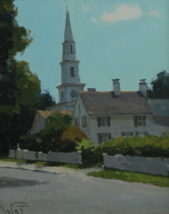 Zufar  Bikbov, "Bright Day In Old Lyme", Oil, $850