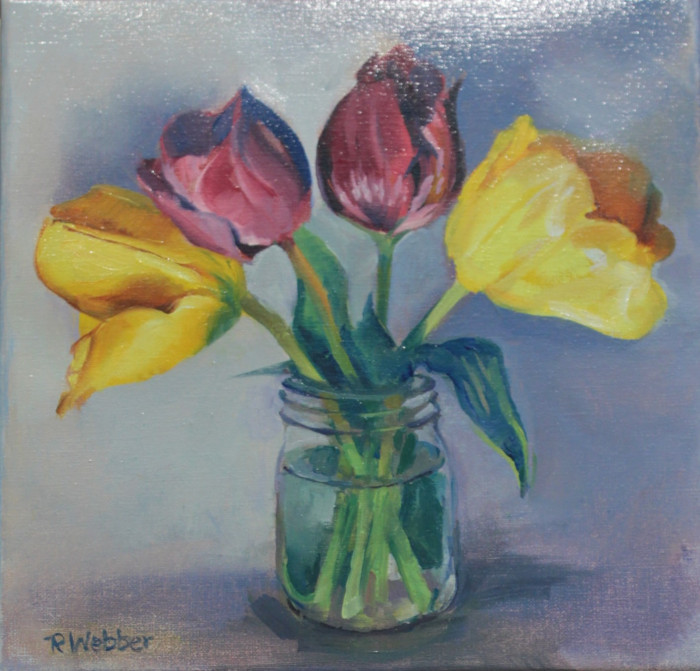 Rosemary Webber, "Think Spring", Oil, $275
