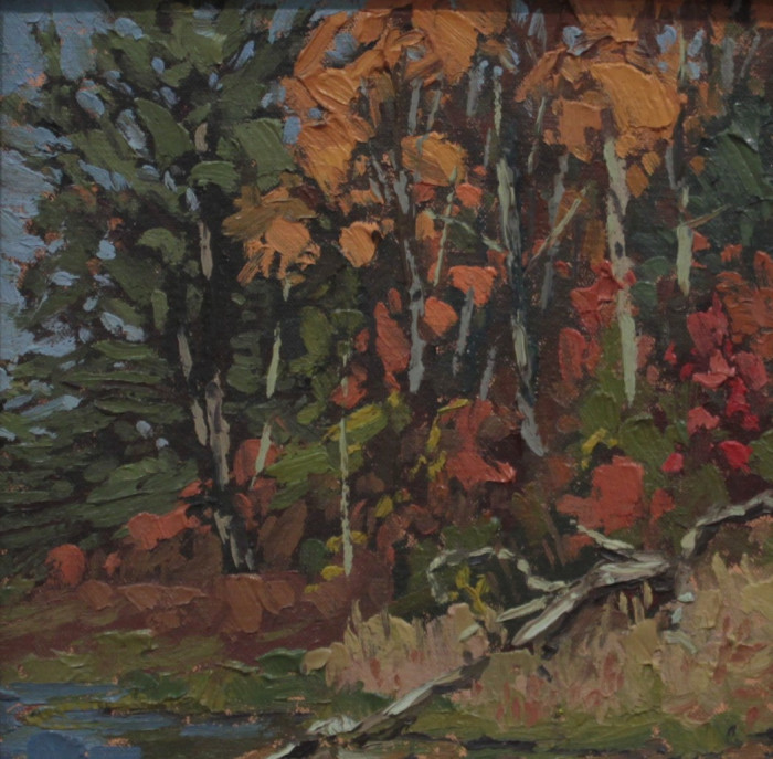 Jim  Laurino, "Fallen Oak", Oil, $650