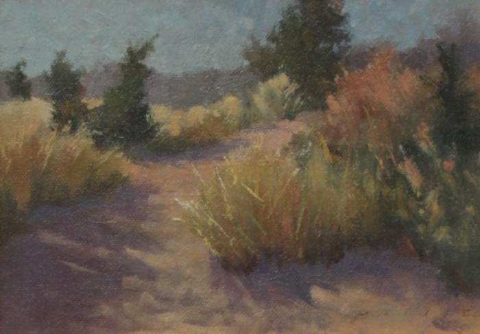 Barbara Maiser, "Windblown", Oil, $500