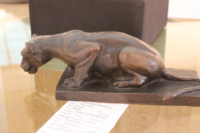 Serena Bates, "The Lookout", Bronze, $2,400