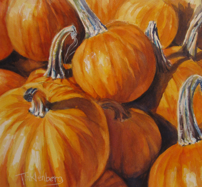 Beverly Tinklenberg, "Fall Harvest", Watercolor, $275