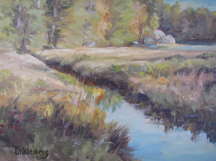 Beverly Tinklenberg, "Yale Marsh", Oil, $250
