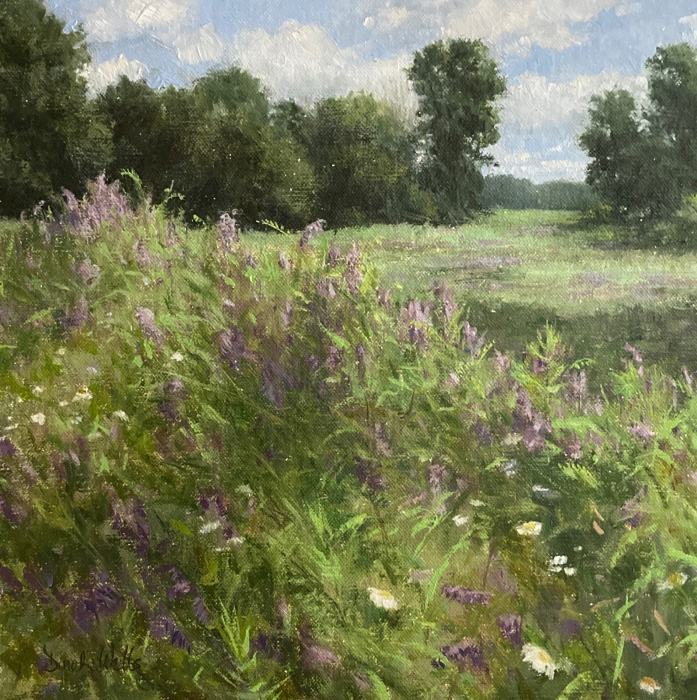 Dinah Wells, "Field of Dreams", Oil, $800