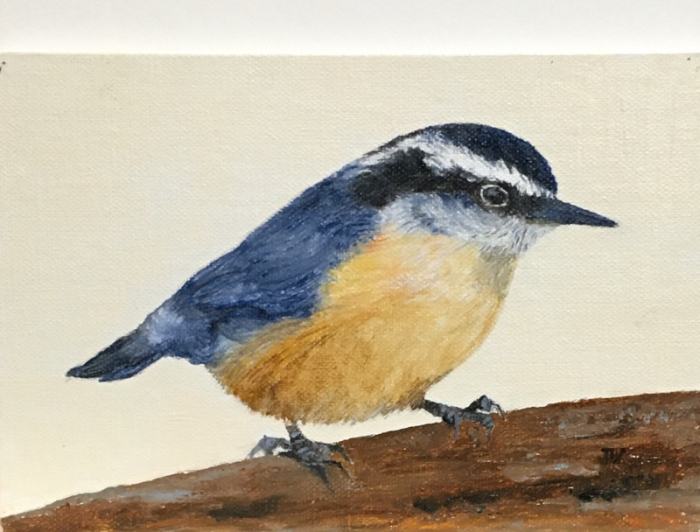 Jean Watson, "Perching", Oil, $175