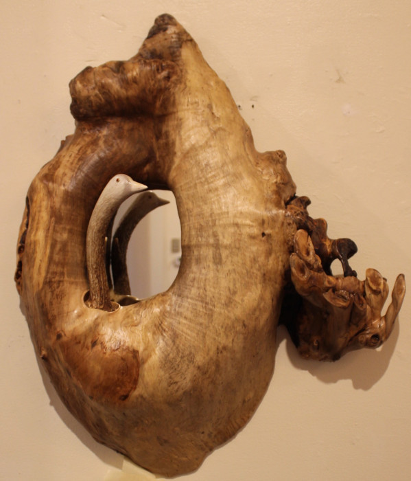 John C. Starinovich, "Rare Bird", Wood, $3,800