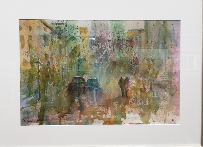 Richard Raicik, "Color of Rain", Watercolor, $600