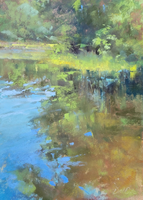 Susanna DalPonte, "Warm Reflections", Pastel, $250
