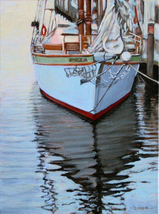 Tom Swimm, "Into the Mystic", Oil, $1,200