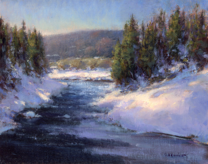 Tony D'Amico, "The Colors Of Winter", Oil, $2,000