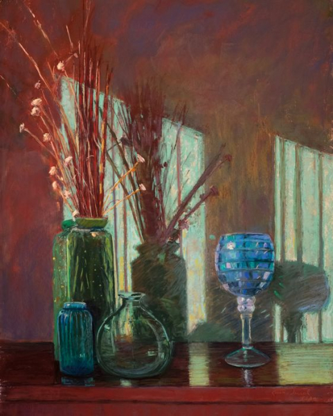 IsraelKaren Israel, A Matter of Refraction, pastel, 24x18