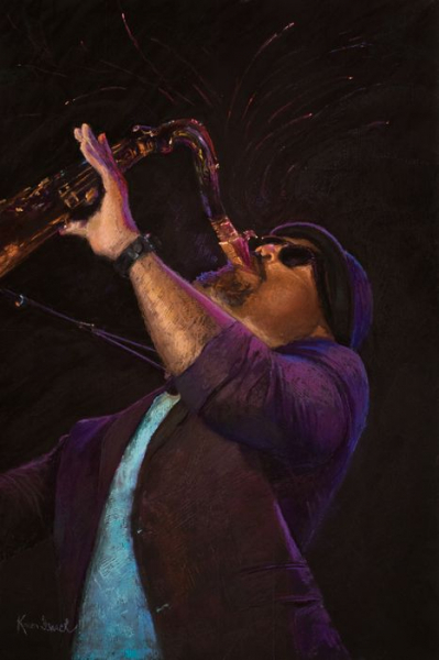 IsraelKaren Israel,Trajectories, pastel,22x16