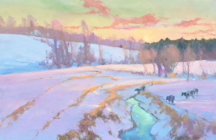 Lussier Barbara Lussier, 5 OClock Shadow, oil