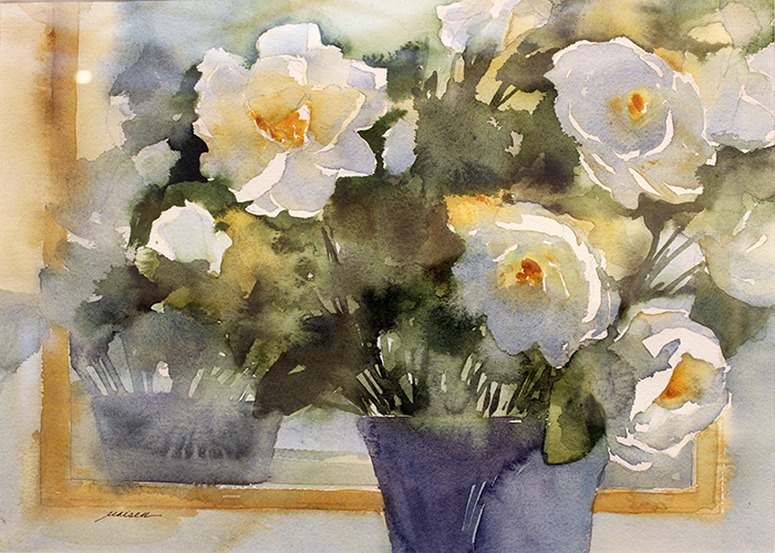 Maiser Barbara Flowers with Mirror Reflections