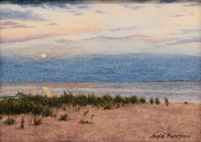 Falstrom-Moonrise-Old-Lyme-Shore